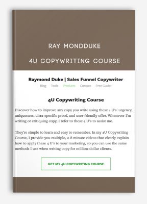 4U Copywriting Course from Ray Mondduke