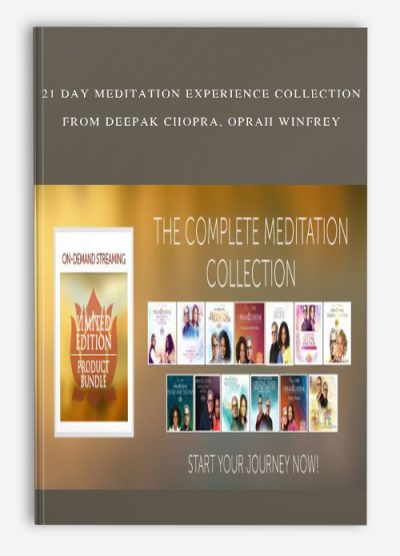 21 Day Meditation Experience Collection from Deepak Chopra, Oprah Winfrey