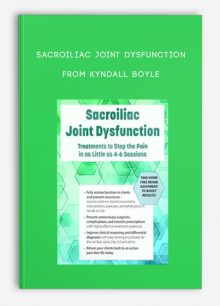 Sacroiliac Joint Dysfunction Treatments to Stop the Pain in as Little as 4-6 Sessions from Kyndall Boyle