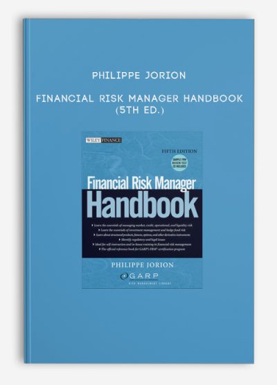 Philippe Jorion – Financial Risk Manager Handbook (5th Ed.)