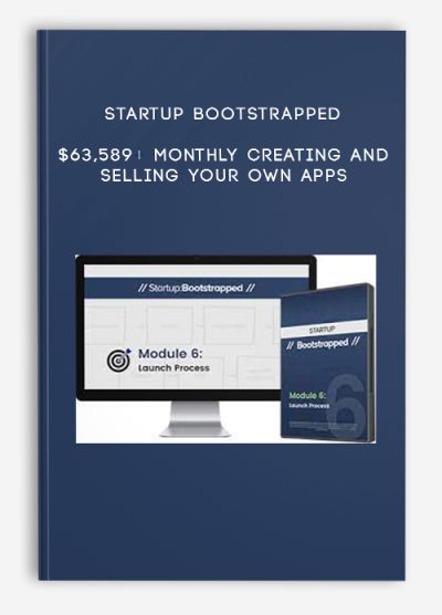 Startup Bootstrapped – $63,589+ Monthly Creating and Selling Your Own Apps