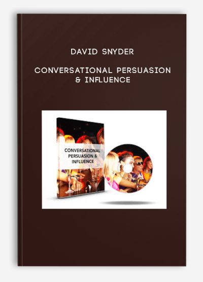 David Snyder – Conversational Persuasion & Influence