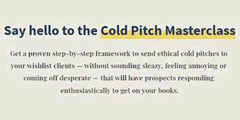 Bree Weber – Cold Pitch Masterclass + Cold Pitch Playbook