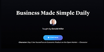 Donald Miller – Business Made Simple Daily