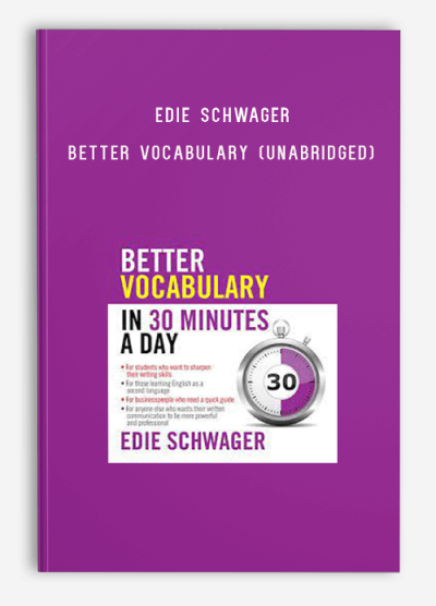 Edie Schwager – Better Vocabulary (Unabridged)