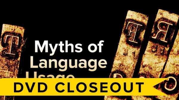 John McWhorter – Myths & Lies and Half-Truths of Language Usage