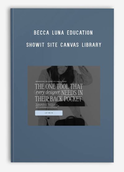 Becca Luna Education – Showit Site Canvas Library