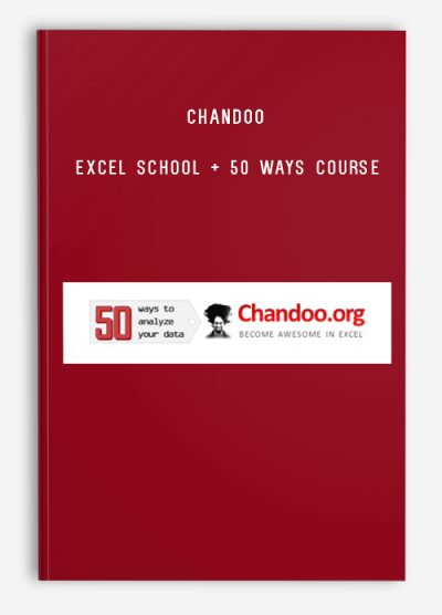 Chandoo – Excel School + 50 Ways Course