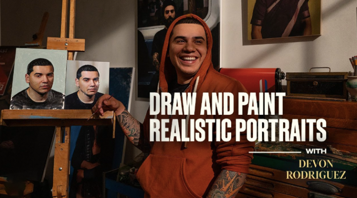 Devon Rodriguez – Masterclass – Draw and Paint Realistic Portraits