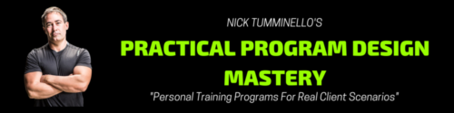 Nick Tumminello – Practical Program Design Mastery Digital Course