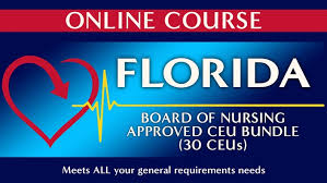 Nurse Continuing Ed – 2020 Florida Board of Nursing Approved CEU Bundle (30 CEUs)