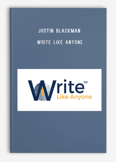 Justin Blackman – Write Like Anyone